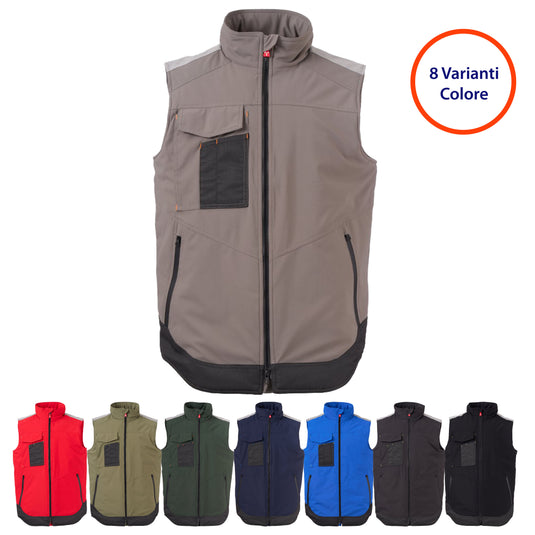 Gilet Softshell Imbottito da Lavoro Uomo Payper Wonder Vest Lite Pad Personalizzabile
