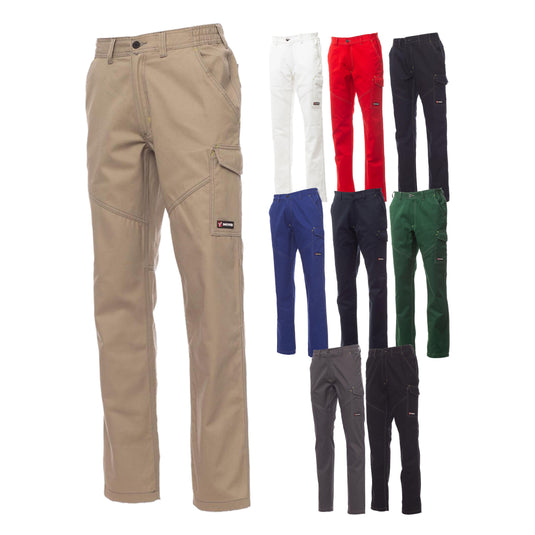 Pantaloni da Lavoro Multistagione Cotone Multitasche Payper Worker