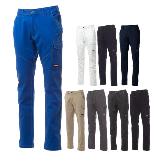 Pantaloni da Lavoro Multistagione Cotone Uomo Payper Worker Stretch