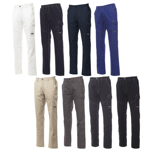 Pantaloni da Lavoro Estivi Cotone Multitasche Payper Worker Summer