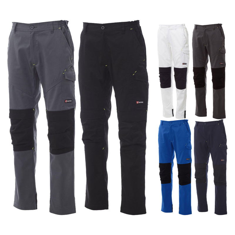 Carica immagine in Galleria Viewer, Pantaloni da Lavoro Multistagione Stretch Tecnici Payper Worker Tech
