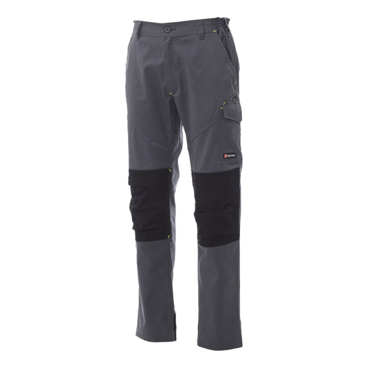 Pantalone da lavoro TAGLIA-S Multistagione Stretch Tecnici Uomo Payper Worker Tech Smoke/Nero Outlet