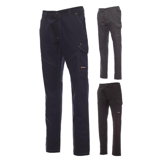 Pantaloni da Lavoro Invernali Cotone Multitasche Uomo Payper Worker Winter