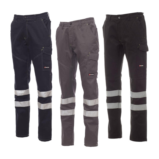 Pantaloni da Lavoro Invernali Riflettenti Cotone Payper Worker Winter Reflex