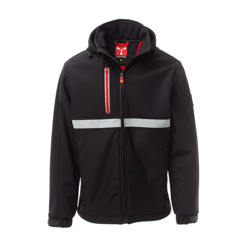 Carica immagine in Galleria Viewer, Giubbotto Imbottito Uomo Invernale Soft Shell con Cappuccio Removibile Payper Wise Personalizzabile
