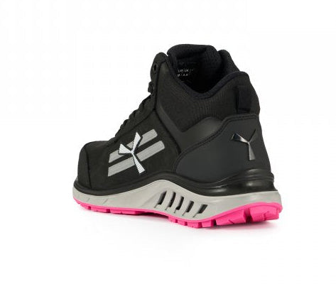 Scarpe antinfortunistiche alte pelle nabuk resistenti S3S ESD Payper X-Moon Mid