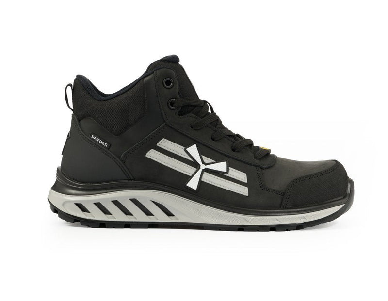 Carica immagine in Galleria Viewer, Scarpe antinfortunistiche alte pelle nabuk resistenti S3S ESD Payper X-Moon Mid
