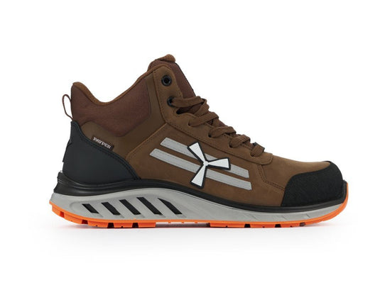 Scarpe antinfortunistiche alte pelle nabuk resistenti S3S ESD Payper X-Moon Mid