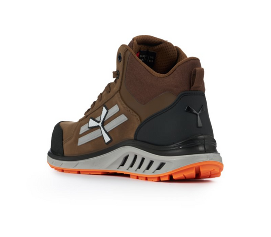 Scarpe antinfortunistiche alte pelle nabuk resistenti S3S ESD Payper X-Moon Mid