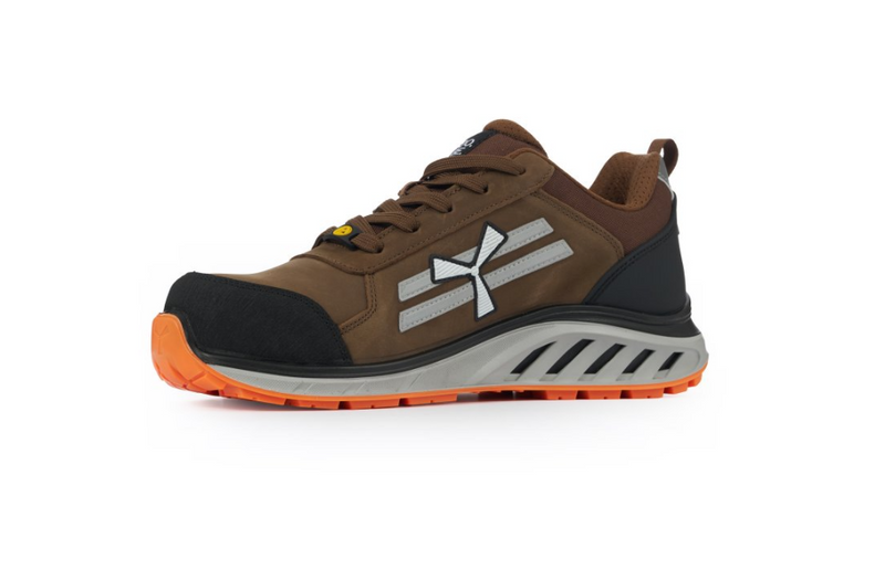 Carica immagine in Galleria Viewer, Scarpe antinfortunistiche pelle nabuk resistenti S3S ESD Payper X-Moon
