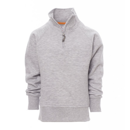 Felpa Bambino Mezza Zip Garzata Payper Zico+