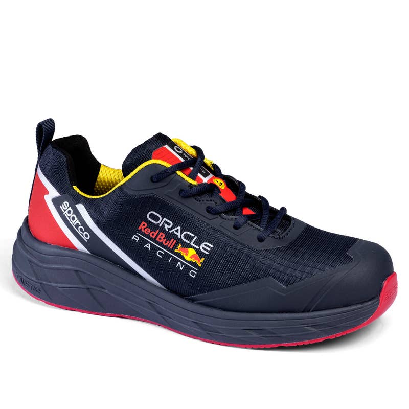 Carica immagine in Galleria Viewer, Scarpe Antinfortunistiche S3S ESD HRO Sparco Keynes Red Bull Resistenti e Impermeabili
