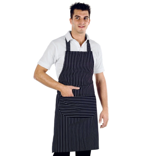 Grembiule Pettorina Isacco con Tasca Arrotondata – Unisex, Regolabile