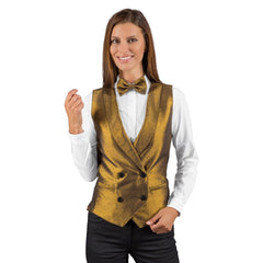 Gilet Doppiopetto Unisex Isacco – Elegante, Poliestere, con Gemello