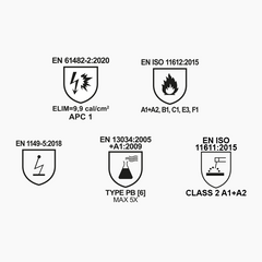 Pantaloni Antifiamma Antistatici Certificata Industria da Uomo Ideali per Saldatori Payper Defence