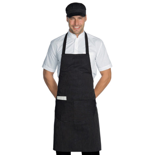 Grembiule Pettorina Isacco con Tasca Arrotondata – Unisex, Regolabile