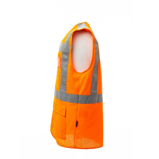 Gilet da lavoro TAGLIA-L Alta Visibilità Traspirante Payper Extra Mesh Arancione Fluo Outlet