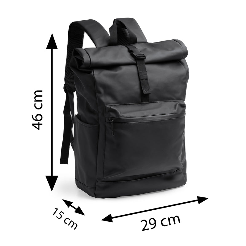 Carica immagine in Galleria Viewer, Zaino Roll Top in Pelle PU 21 Litri Porta PC 18" ROLY FENATI MO1526
