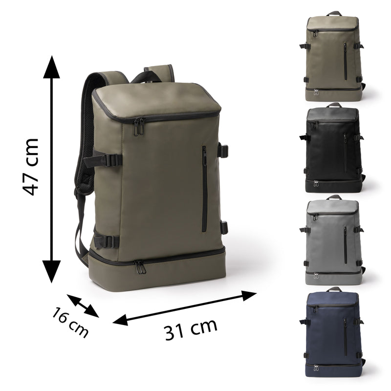 Carica immagine in Galleria Viewer, Zaino Termico in Pelle PU con Doppio Scomparto 22 Litri STAMINA FRILUX MO2032
