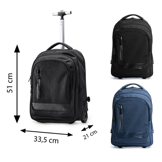 Zaino Trolley con Ruote Mélange Porta PC 15
