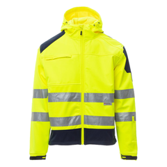 Giacca da lavoro Bicolore Alta Visibilità Payper Shine 2.0 – softshell impermeabile