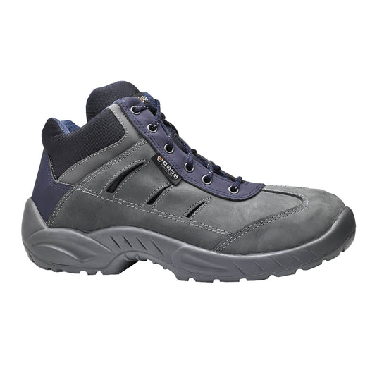 Scarpe Antinfortunistiche Alte Leggere Base GREENWICH S3 – Nabuk, Puntale Acciaio, Suola AirTech