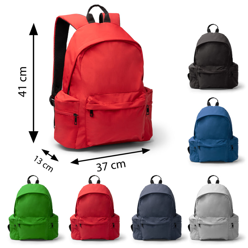 Carica immagine in Galleria Viewer, Zaino in Nylon Riciclato Porta PC 15" con Doppia Tasca Laterale 18 Litri STAMINA HURLEY MO2030
