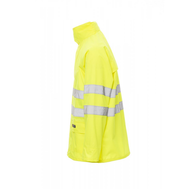 Carica immagine in Galleria Viewer, Giacca Anti Pioggia TAGLIA-L Alta Visibilità Payper Hurricane-Jacket Giallo Fluo Outlet

