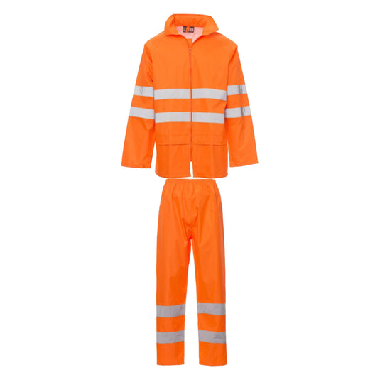 Set Anti Pioggia Alta Visibilità da lavoro Payper HI-VI Rainset