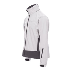 Giubbotto Giacca Uomo TAGLIA-L Soft shell Impermeabile con Cappuccio da lavoro Payper Storm Bianco/Grigio Outlet