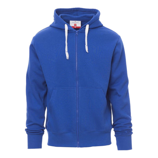 Felpa da Uomo con cappuccio Zip Intera e tasche Invernale Payper Portland in Cotone Lavoro Sport Personalizzata
