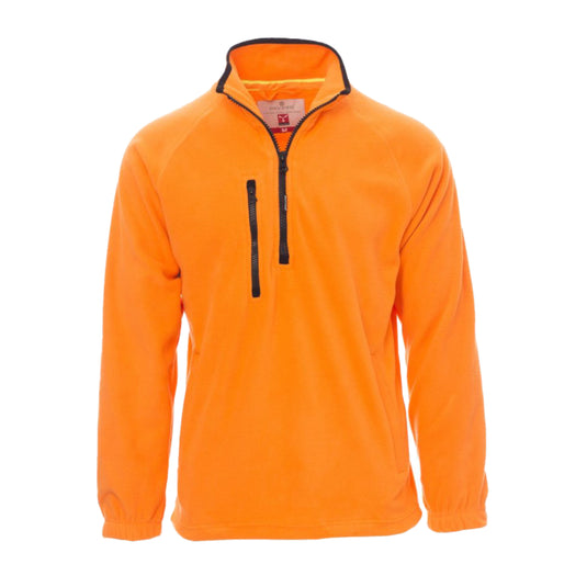 Felpa in Pile con Mezza Zip e Tasche Uomo Donna da lavoro Invernale Payper Dolomiti+