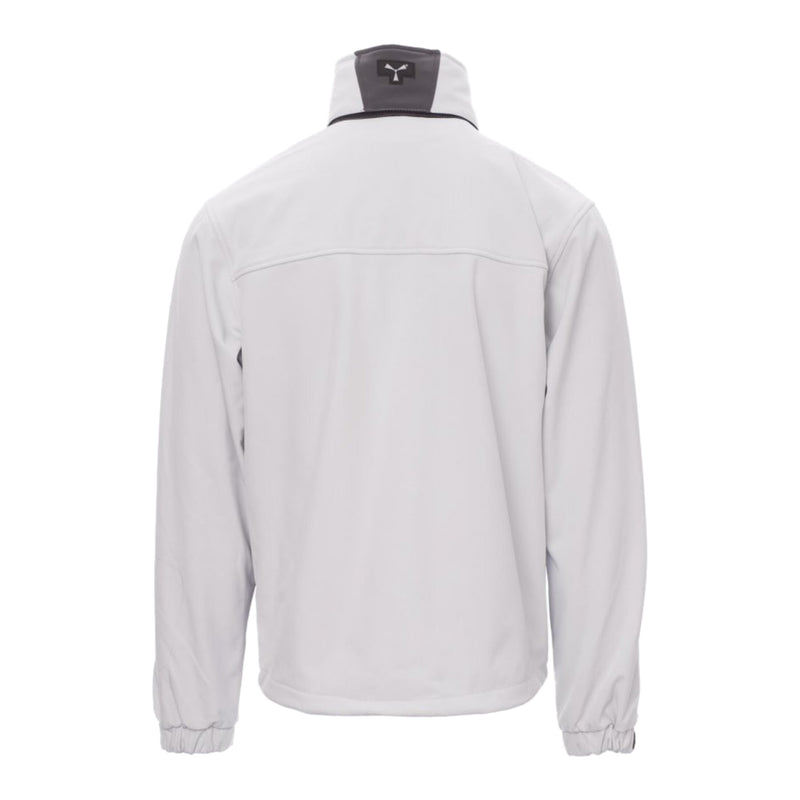 Carica immagine in Galleria Viewer, Giubbotto Giacca Uomo TAGLIA-L Soft shell Impermeabile con Cappuccio da lavoro Payper Storm Bianco/Grigio Outlet
