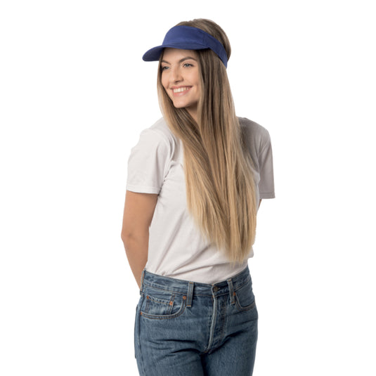 Visiera da Sole in Cotone Regolabile con Velcro Hera