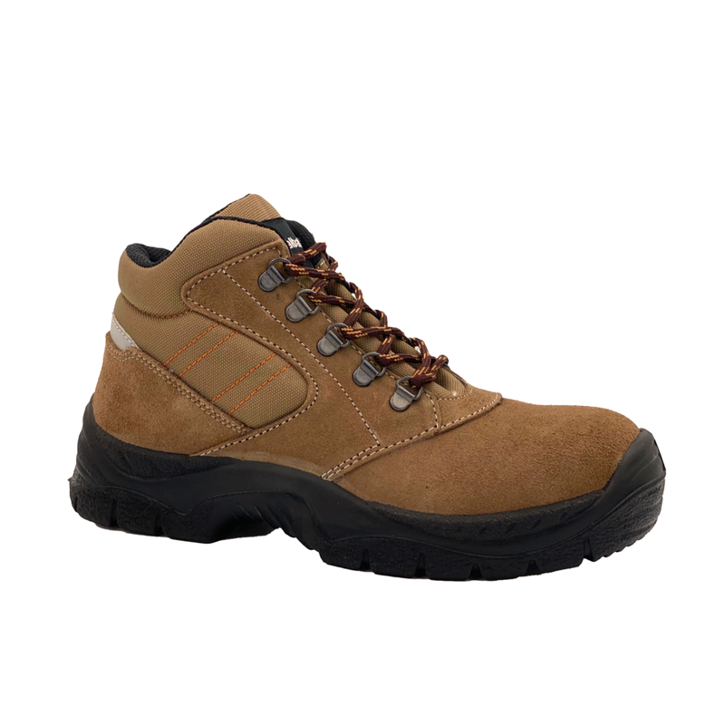 Carica immagine in Galleria Viewer, Scarpe Antinfortunistiche Alte S1P Marroni – Trekking, Lavoro, Escursioni | Alba&amp;n K57
