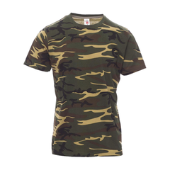 T-Shirt Mimetico Magliette Personalizzate Girocollo Manica Corta Uomo da lavoro Payper Sunset 100% Cotone