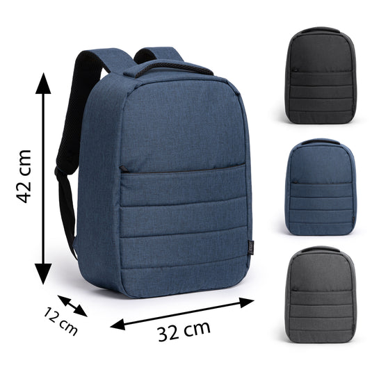 Zaino Antifurto in RPET Porta PC 15" con Doppio Scomparto STAMINA NORDEN MO1200