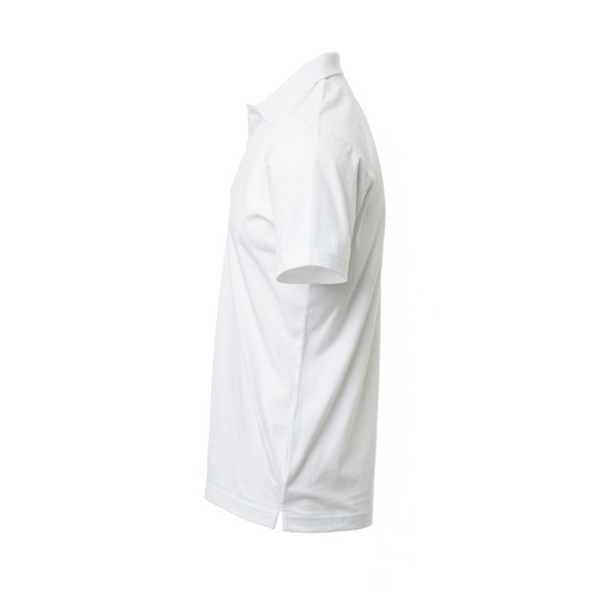 Polo da Lavoro TAGLIA-M Personalizzabile Uomo Manica Corta – Payper Amalfi 100% Cotone Jersey Bianco Outlet