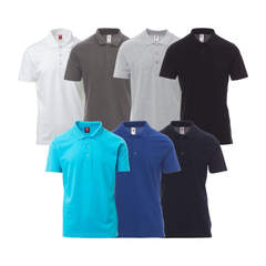 Polo da Lavoro Personalizzabile Uomo Manica Corta – Payper Amalfi 100% Cotone Jersey