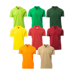 Polo da Lavoro Personalizzabile Uomo Manica Corta – Payper Amalfi 100% Cotone Jersey