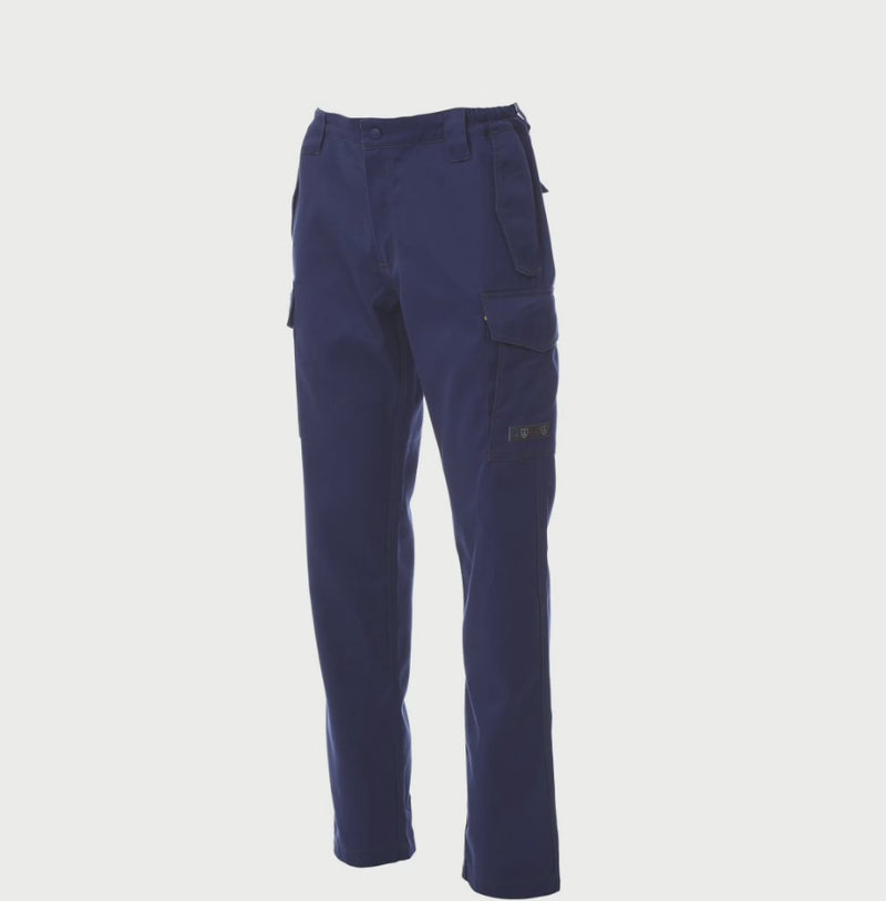 Carica e riproduci video in Gallery Viewer, Pantalone Multirischio Multitasche Ignifugo Uomo Industria Payper Defender 2.0

