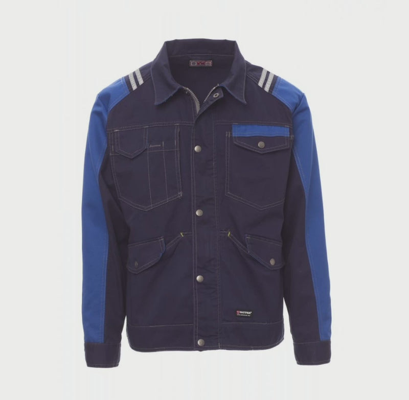 Carica e riproduci video in Gallery Viewer, Giubbotto Giacca da Uomo Jeans non Imbottita da Lavoro Payper Arizona
