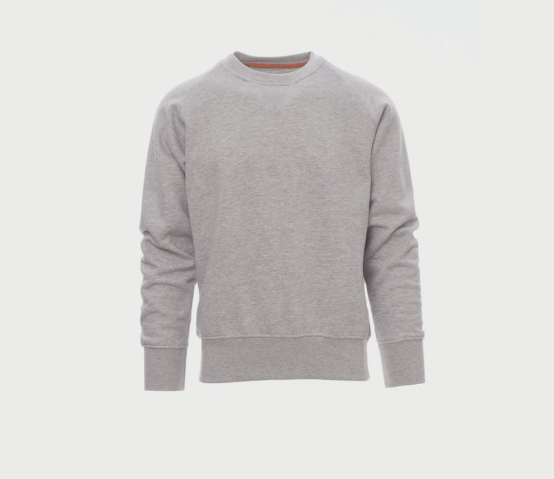Carica e riproduci video in Gallery Viewer, Felpa da Uomo Girocollo in Cotone da Lavoro Sport Payper Mistral+ Personalizzabile
