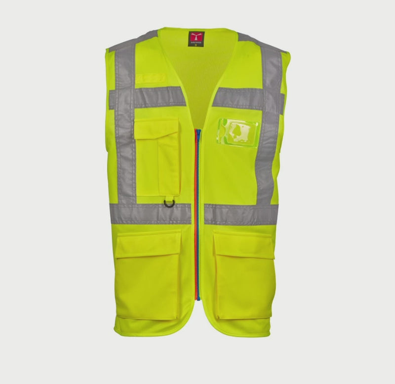 Carica e riproduci video in Gallery Viewer, Gilet Alta Visibilità Unisex Multitasche Payper Extra
