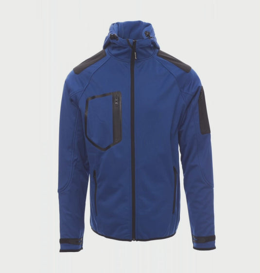 Giubbotto Soft shell Impermeabile Personalizzabile con Cappuccio Tasche Payper Extreme