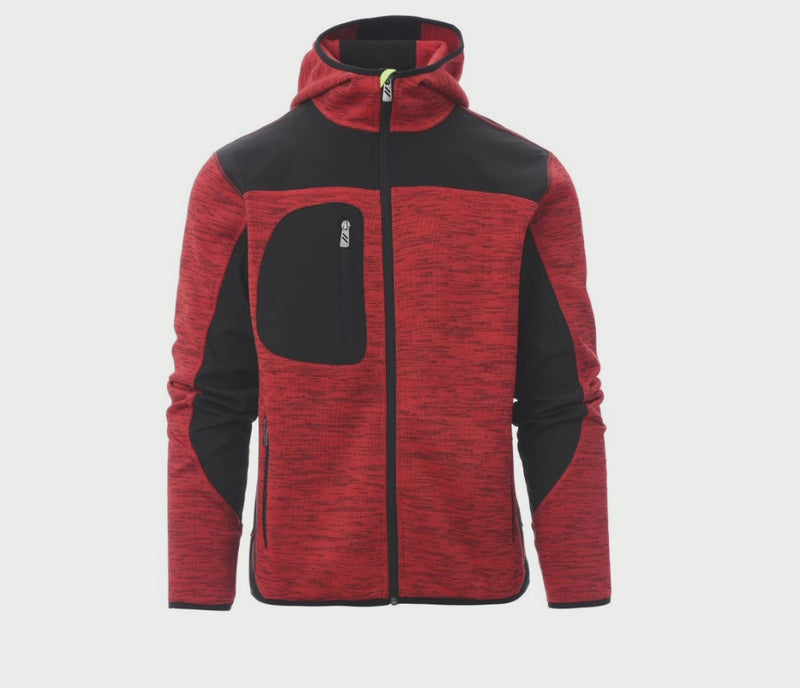 Carica e riproduci video in Gallery Viewer, Giubbotto Softshell Uomo da Lavoro Payper Trip con Cappuccio Personalizzabile
