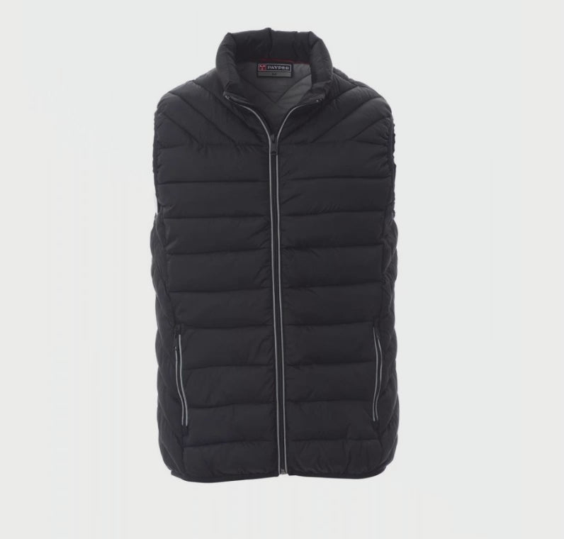 Carica e riproduci video in Gallery Viewer, Gilet Imbottito con Tasche Dettagli Riflettenti Payper Time
