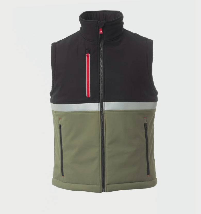 Carica e riproduci video in Gallery Viewer, Gilet Imbottito Uomo Invernale Soft Shell Payper Wise Vest Pad Personalizzabile
