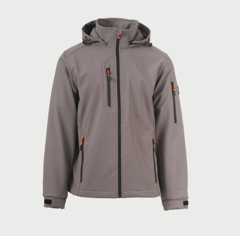 Carica e riproduci video in Gallery Viewer, Giacca Softshell Lavoro Uomo Multistagione Impermeabile Personalizzabile Payper Creek L.I.T.
