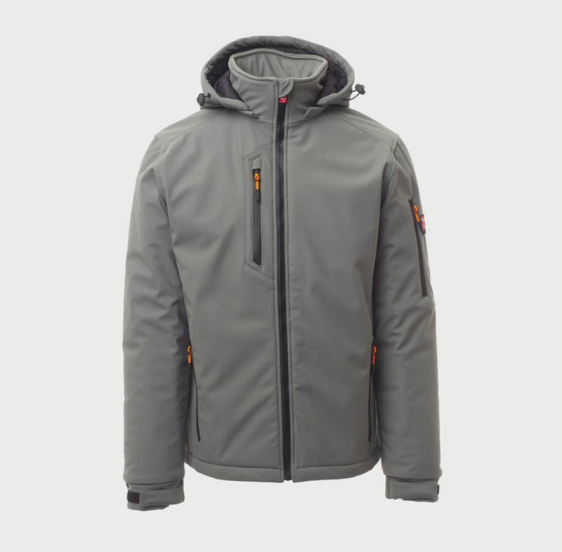 Carica e riproduci video in Gallery Viewer, Giubbotto Giacca Uomo Imbottito Soft shell Invernale da lavoro Payper Creek Pad Personalizzabile
